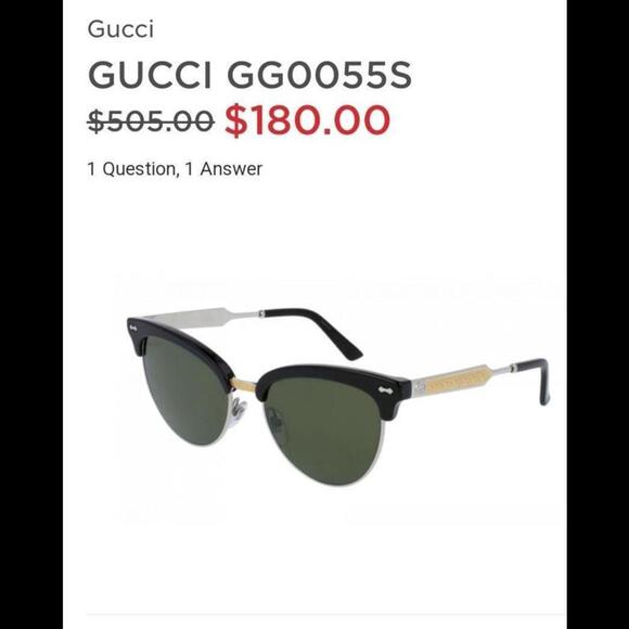 Gucci cateye sunglasses main image 4